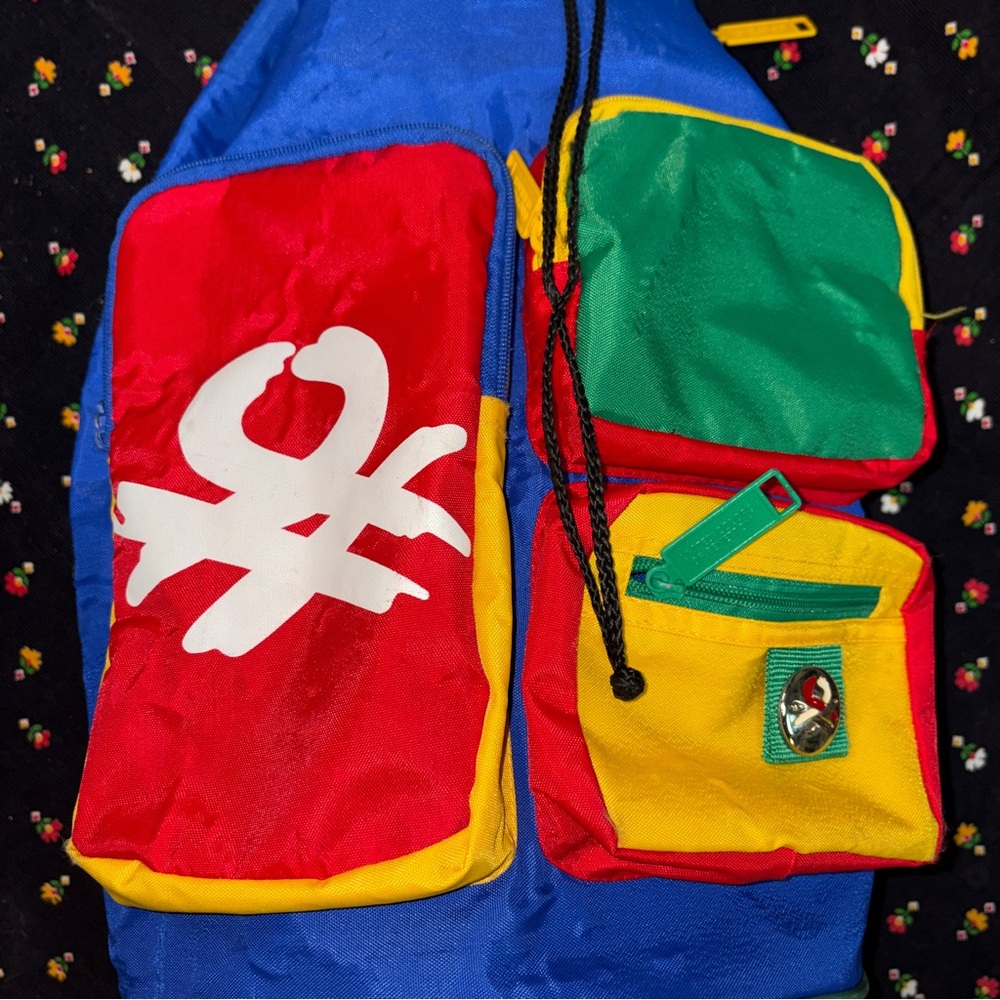 United Colors Of Benetton vintage backpack - Picture 6 of 7